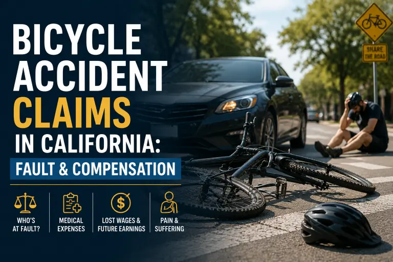 Bicycle Accident Claims in California Fault