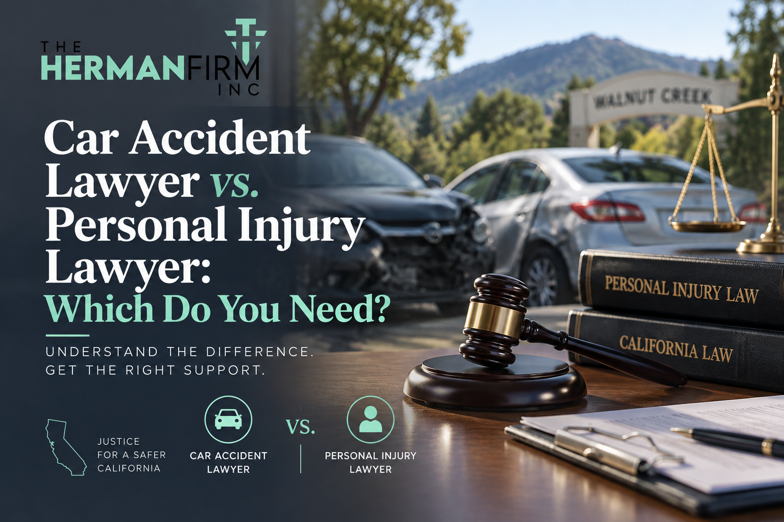 Car Accident Lawyer vs Personal Injury Lawyer